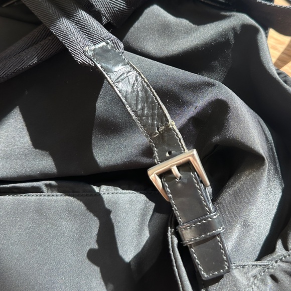AUTHENTIC Prada Medium Saffiano-Trimmed Vela Backpack 🖤 - Picture 8 of 15